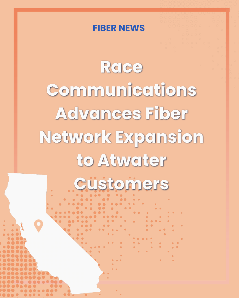 Race Communications Advances Fiber Network Expansion to Atwater Customers